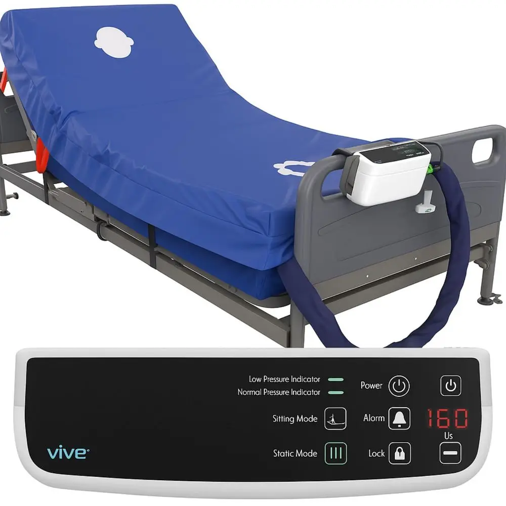 

8 Alternating Pressure Mattress Low Air Loss Hospital Replacement Mattress Medical Bed Topper for Pressure Ulcers and Bed Sores