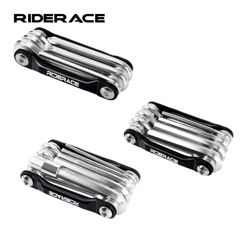 6/8/10-In-1 Bicycle Multi Tool Foldable Hex Spoke Wrench Bike Wrench Screwdriver Repair Multitool Portable Cycling Repair Tool