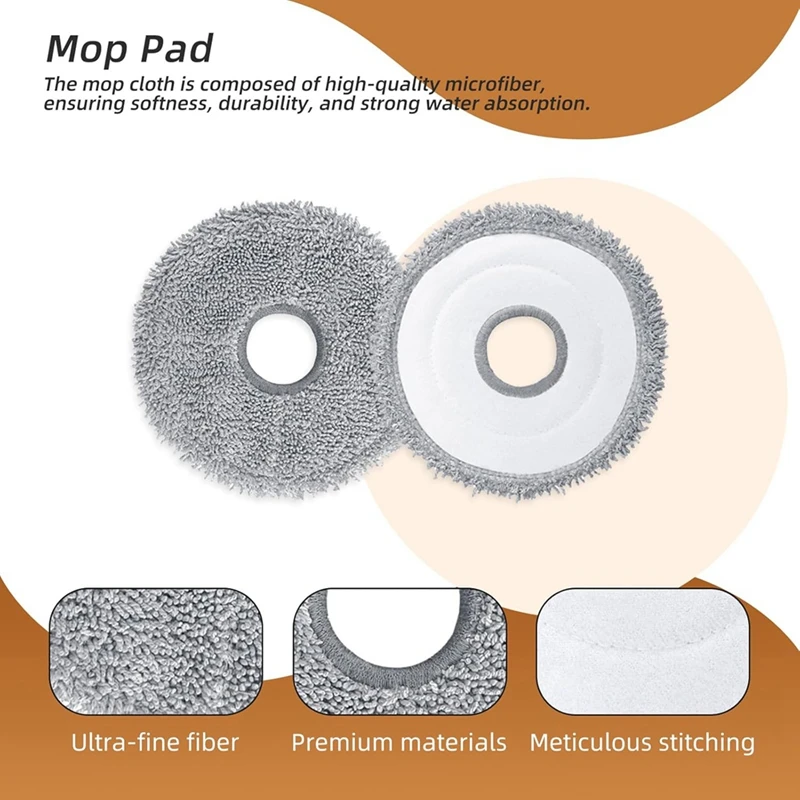 For Dreame L10s Ultra/L10 Ultra, For Xiaomi Robot Vacuum X20+ Plus Vacuum Main Side Brush Hepa Filter Mop Cloth Dust Bag