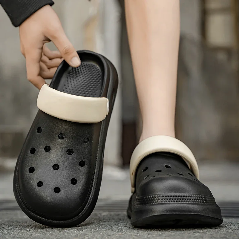 Vêtements d'extérieur d'été pour hommes et femmes, pantoufles antidérapantes et Anti-odeur à double usage, sandales de plage de sport et de loisirs