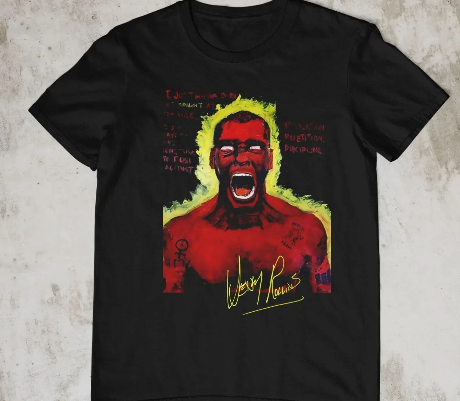 Repetition Discipline Henry Rollins Black MEn Gift FAmily S-2345XL Shirt