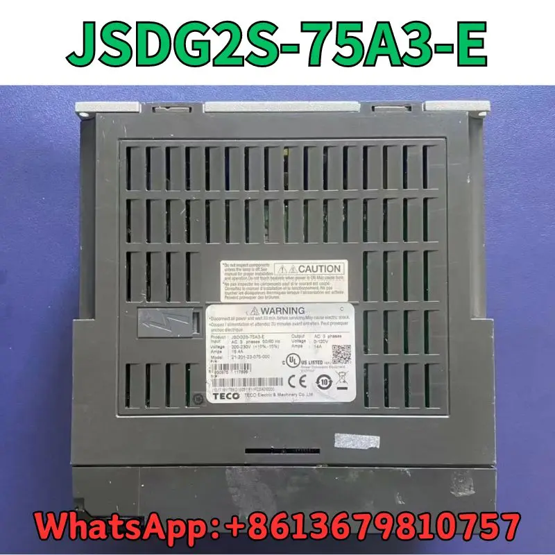 USED Drive JSDG2S-75A3-E test OK Fast Shipping