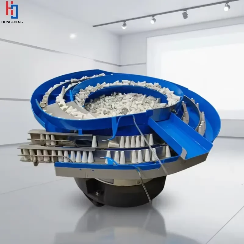 CE Certificate CE Approved High Speed Plastic Lower Base Cap Auto Feeding Vibratory Bowl Feeder System