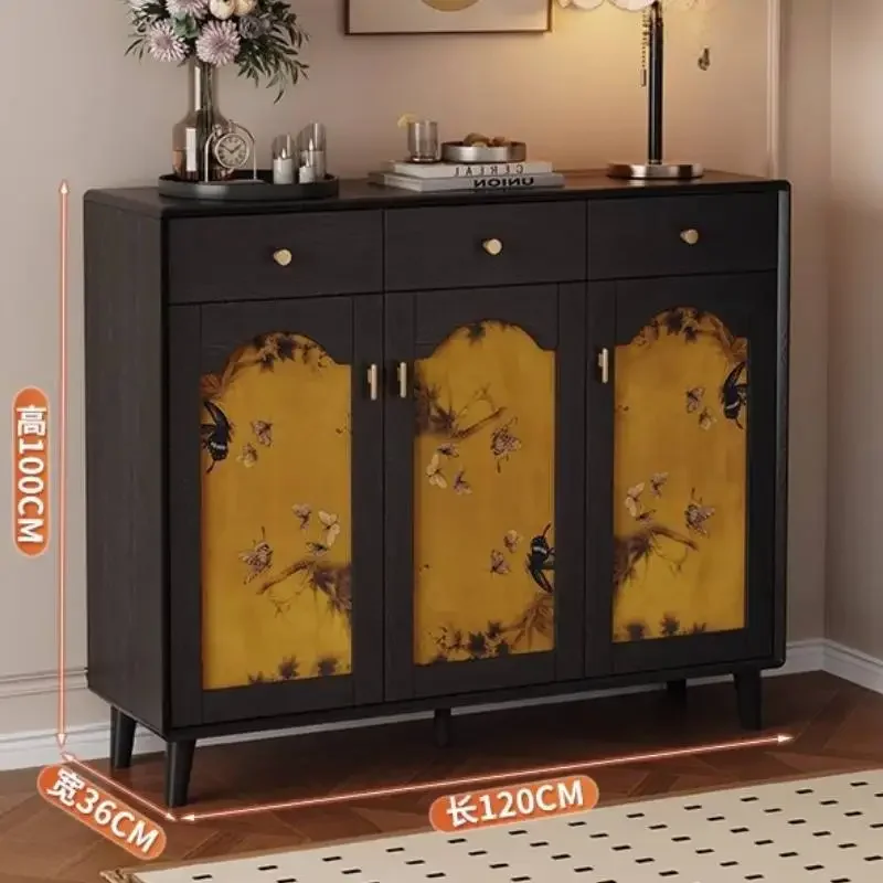 

Replica Wooden Shoe Cabinet Italian Style Natural Space Saving Salon Shoe Rack Hallway Luxury Vitrina Zapatero Lounge Furniture