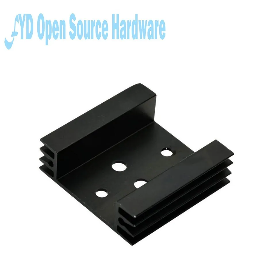 45*45*14mm Heatsink Cooling Fin Radiator Cooler Aluminum Heat Sink for TO-3 Transistor Cooling Accessories TO3 45X45X14mm