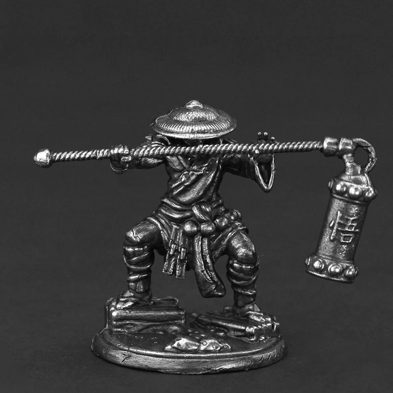 Metal car key pendant ornaments Journey to the West Tang Monk Sun Wukong Bajie ancient soldier model desktop game ornaments