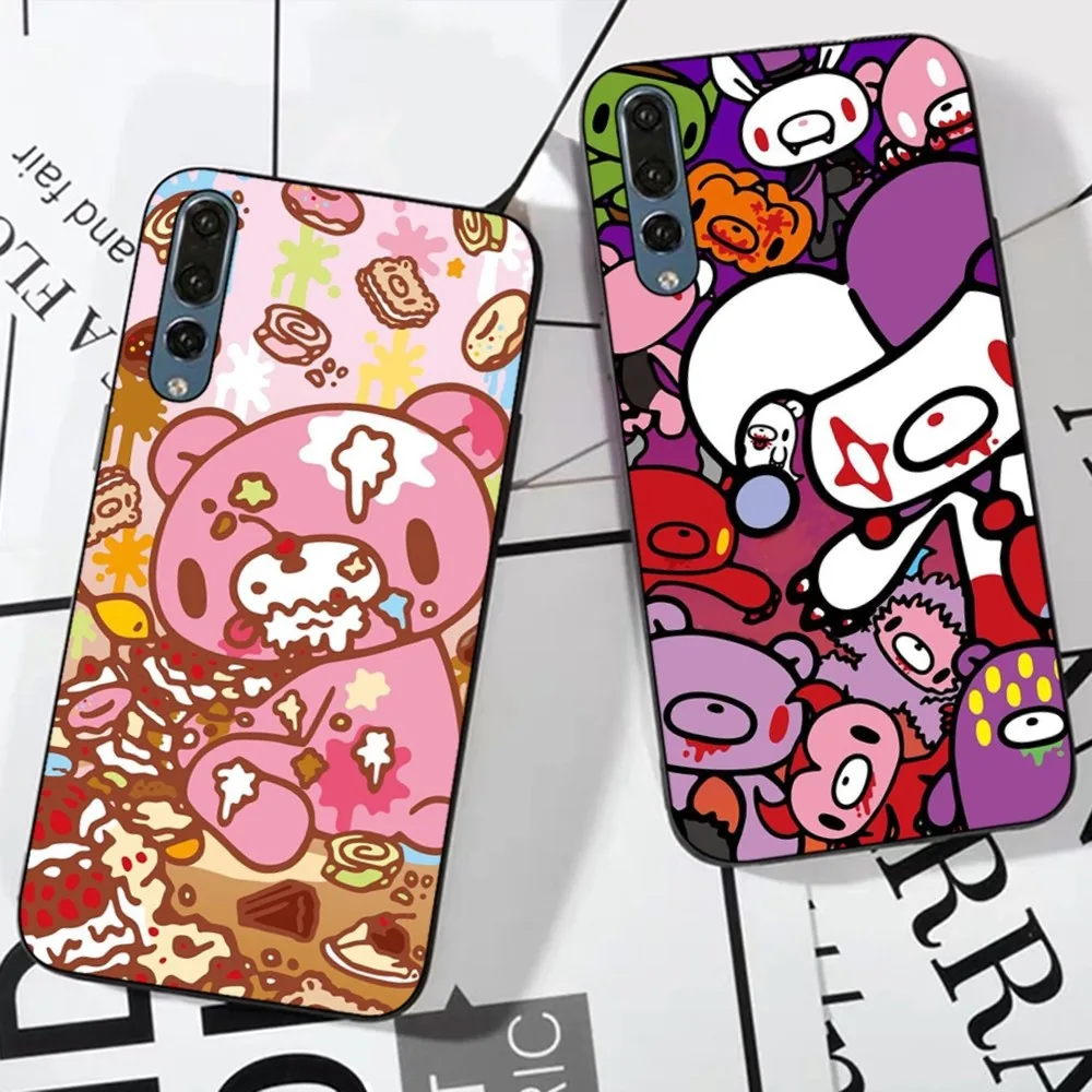 

Cute G-Gloomy B-Bear Phone Case For Huawei P 8 9 10 20 30 40 50 Pro Lite Psmart Honor 10 Lite 70 Mate 20lite
