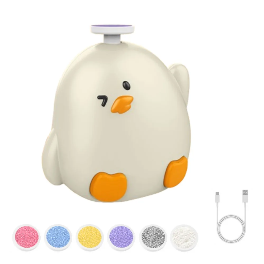 

Cartoon Electric Baby Nail Trimmer Portable Chicken Shape Baby Nail Grinder BPA-Free Automatic Baby Nail Clipper