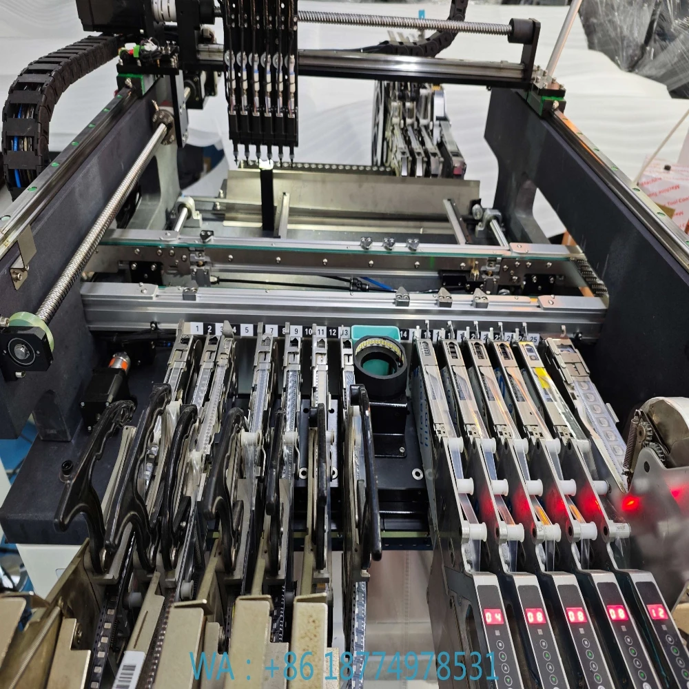 PCB Making Desktop Smt Pick and Place Machine for SMT Line Customizable High Speed 4/2 Head 26/56 Feeder Stations SMD LED