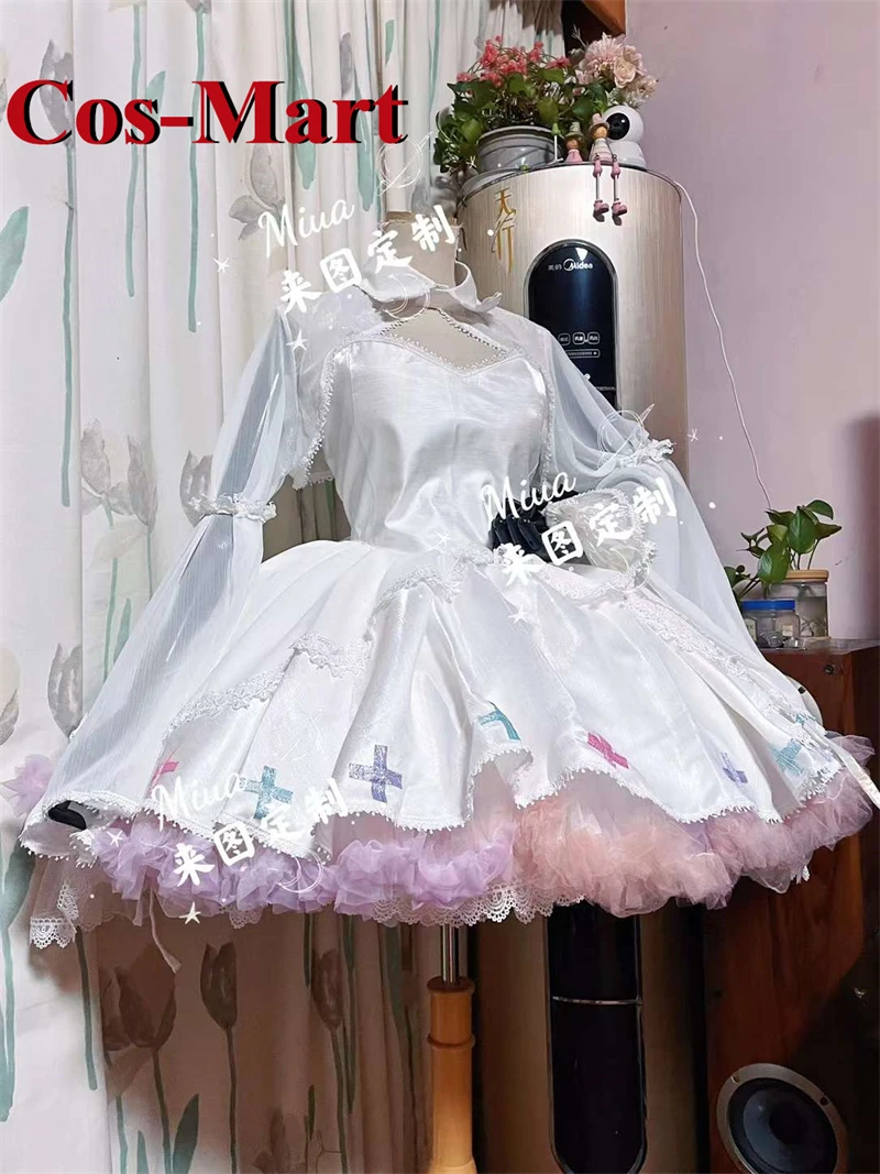 Cos-Mart [Customized] Anime VTuber NIJISANJI Elira Pendora Cosplay Costume Gorgeous Wedding Women Dress Party Role Play Clothing