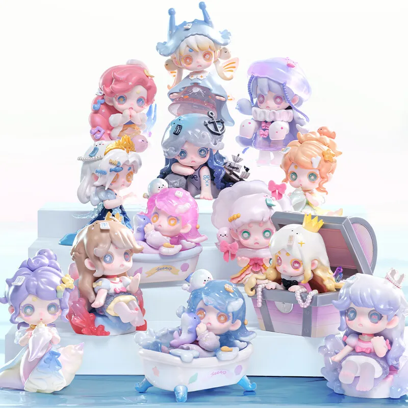 

Genuine Ghost Keeno 3rd Generation Sea Breeze Wishing Series Blind Box Cute Girl Desktop Decor Birthday Gift For Kids Friends