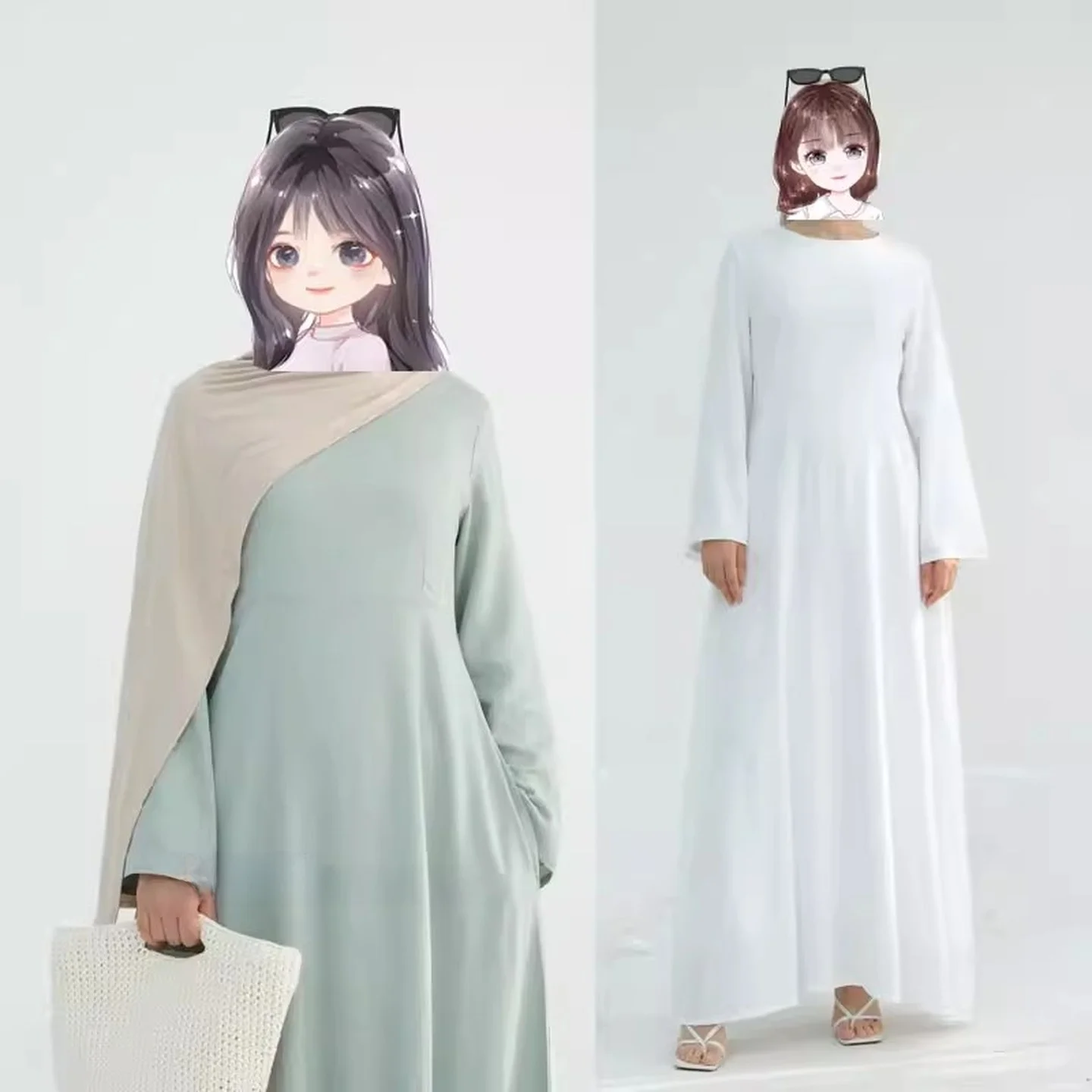 

Women's Long Cotton Linen Dress Waist-Cinching Robe Ethnic Stage Costume Spring 2026 Fashion Trend Minimalist Design