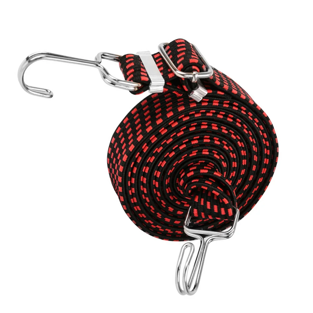 

1pc Elastic Bandage 2M Red Widened Bike Luggage Strap Durable Protective Cords Suitable Items Storage Camping Hiking