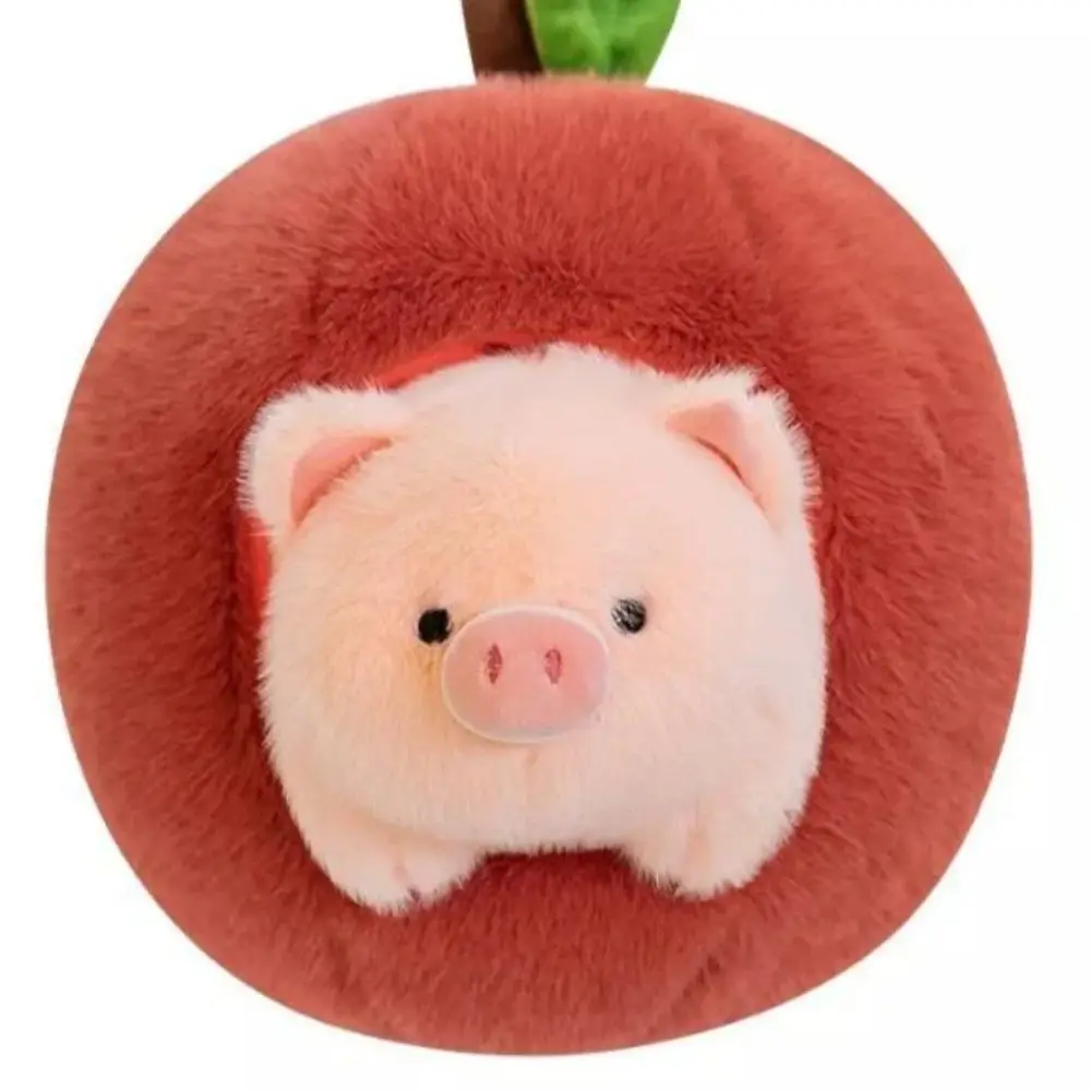 Cute Pig Stuffed Doll Animal Plush Soft Toy Apple Pig Plush Children's Gift 10 inches