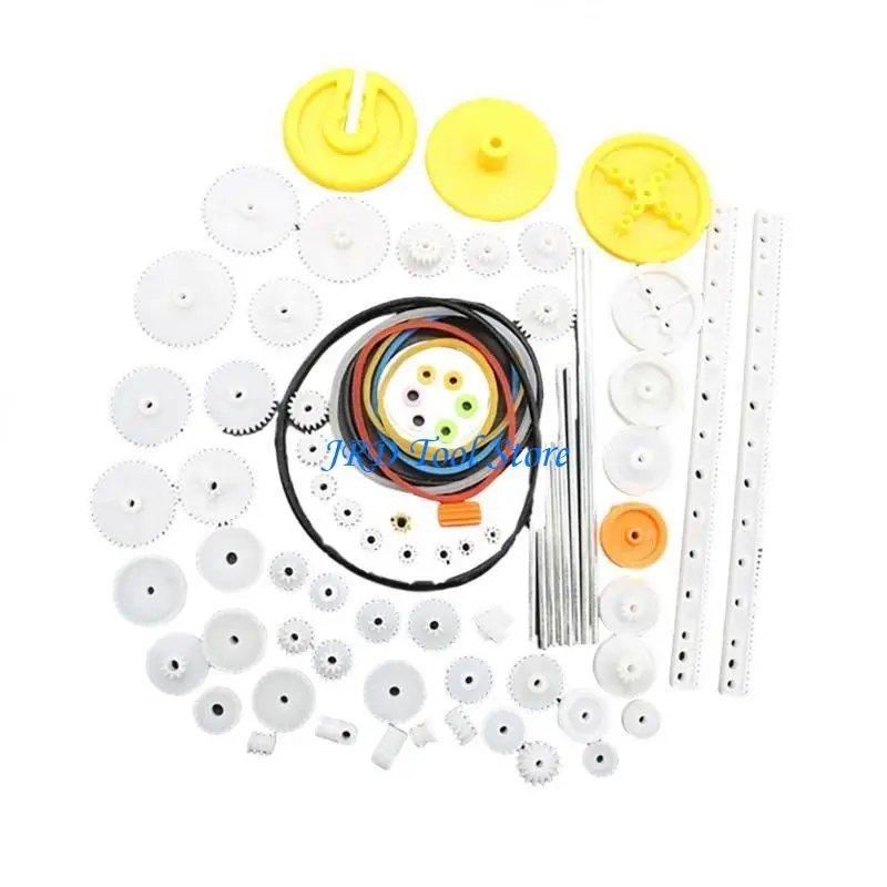 A2UD 82PCS Пластиковые шестерни для удаленных автомобильных двигателей модель DIY Helicopter Удаленные аксессуары для замены для