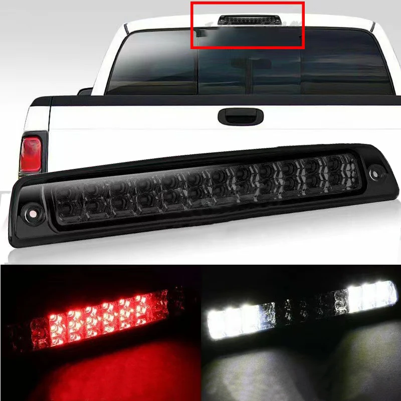 

1pc High Mount Brake Light Car LED 3rd Brake Stop Light Rear Tail Lamp For 1994-2001 Dodge Ram 1500/2500/3500 Smoked Lens Repair