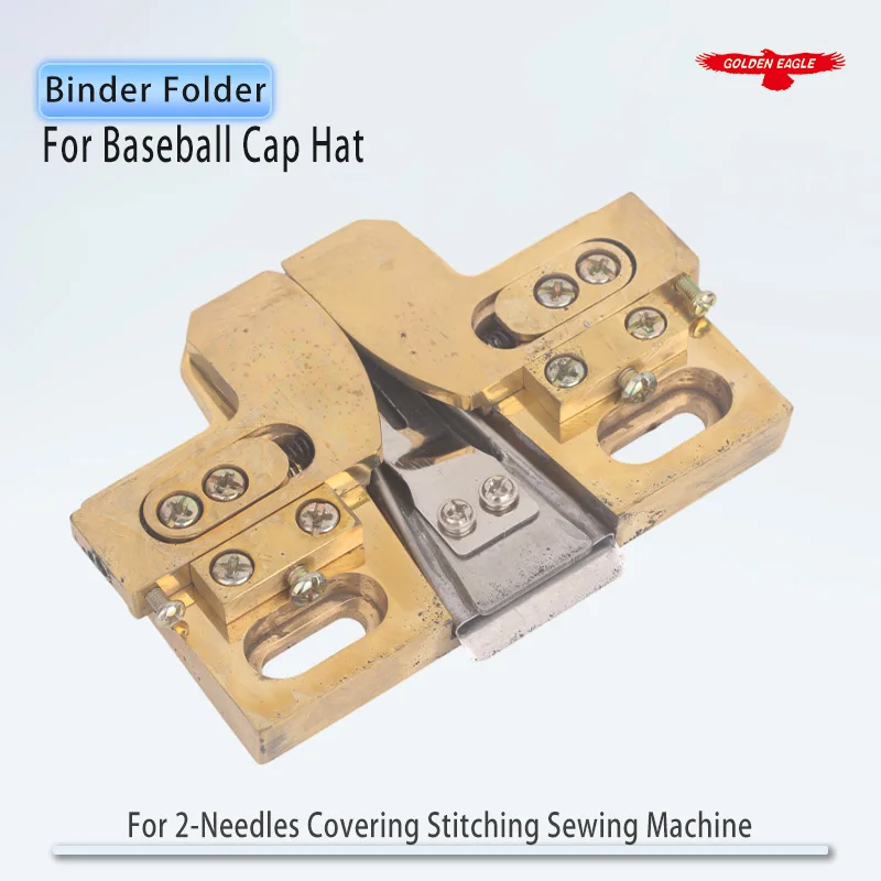 

Binder Folder For Baseball Cap Hat Fit 2-Needles Covering Stitching Sewing Machine Folder
