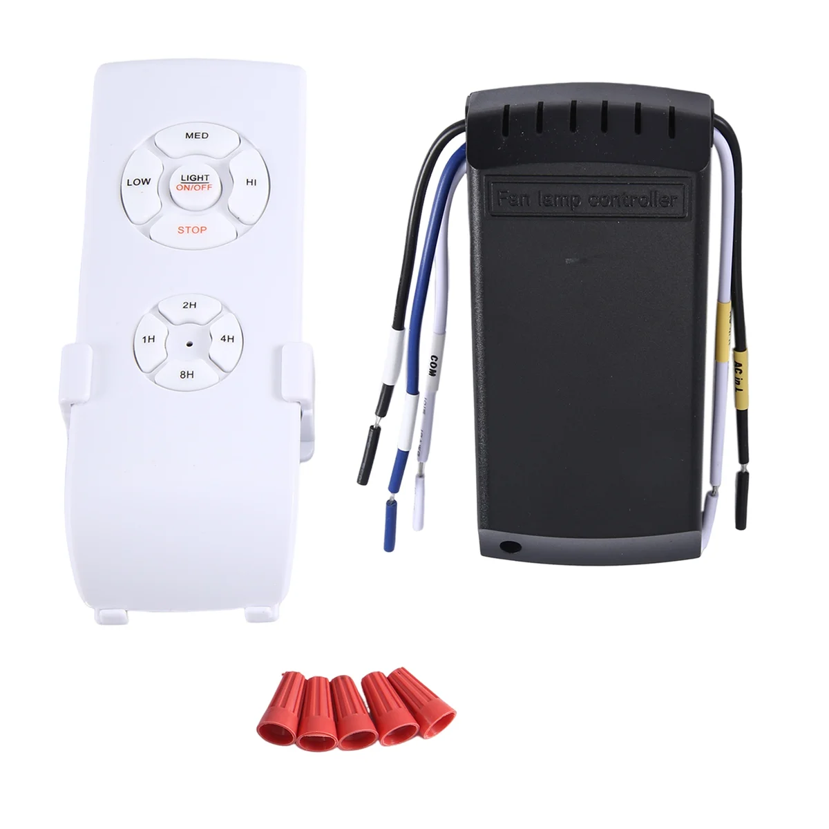 Kit de télécommande universel pour lampe de ventilateur de plafond, interrupteur de réglage de la synchronisation, émetteur et récepteur, vitesse du vent réglable, AC 110V