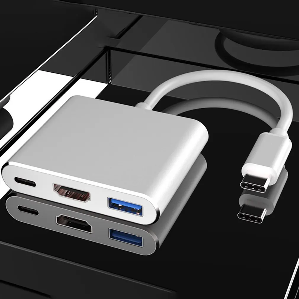 4K USB C To HDMI Adapter with USB 3.1/3.0 Hub & Charging Converter – for Samsung S23 Ultra, Huawei, Xiaomi, Laptop, MacBook