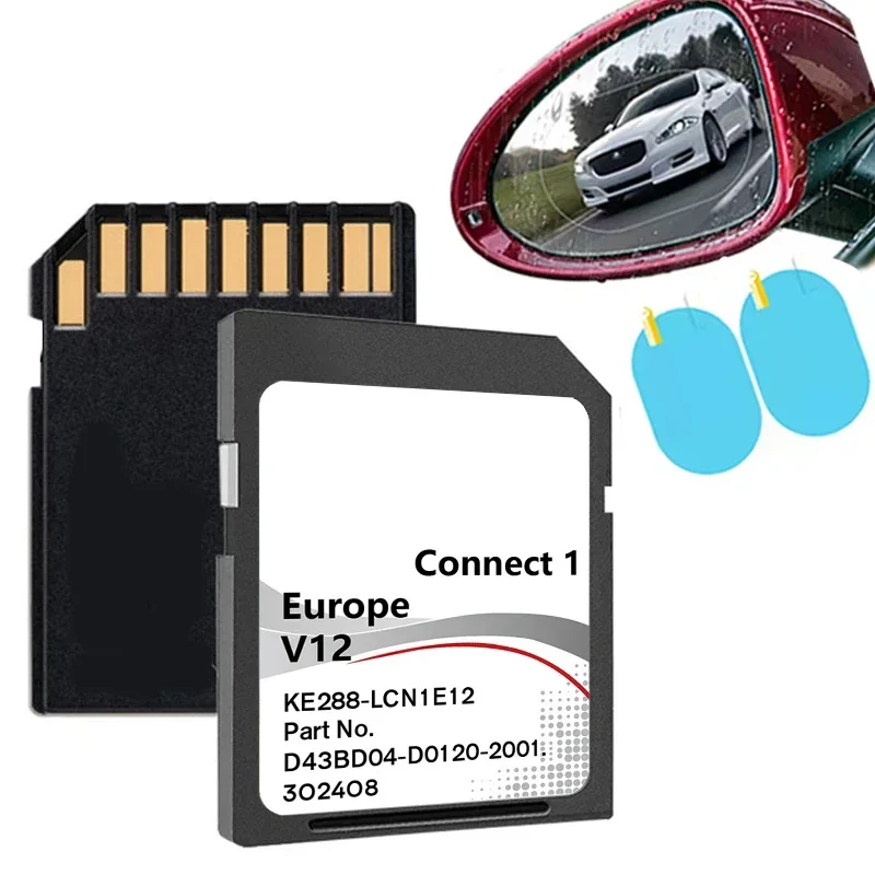 Car GPS Accessories SD Card Navigation Europe Maps V12 Update for Nissan Connect 1 Sat Nav Version