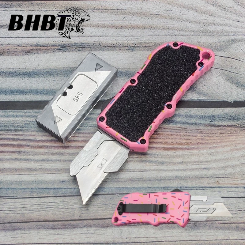 

BHBT 5-в-1 SK5 лезвие сменное лезвие из алюминиевого сплава EDC уличный многофункциональный инструмент безопасности ручной инструмент подарок пять лезвий
