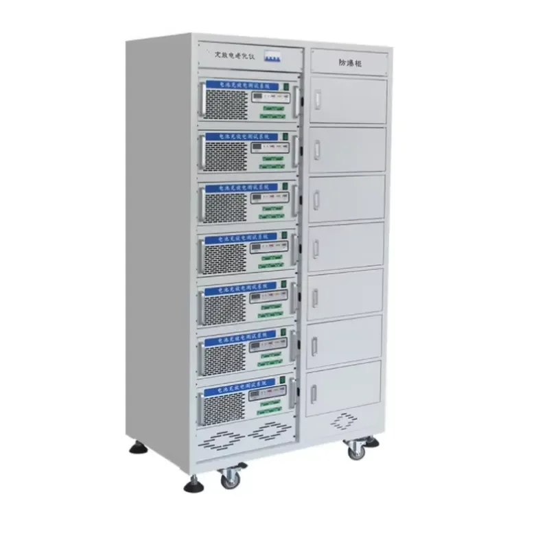 100V 10A 20A Lab Lithium Cell Pack Aging Cabinet Tester Machine for Battery Charging Discharging Shelving Cycling Testing