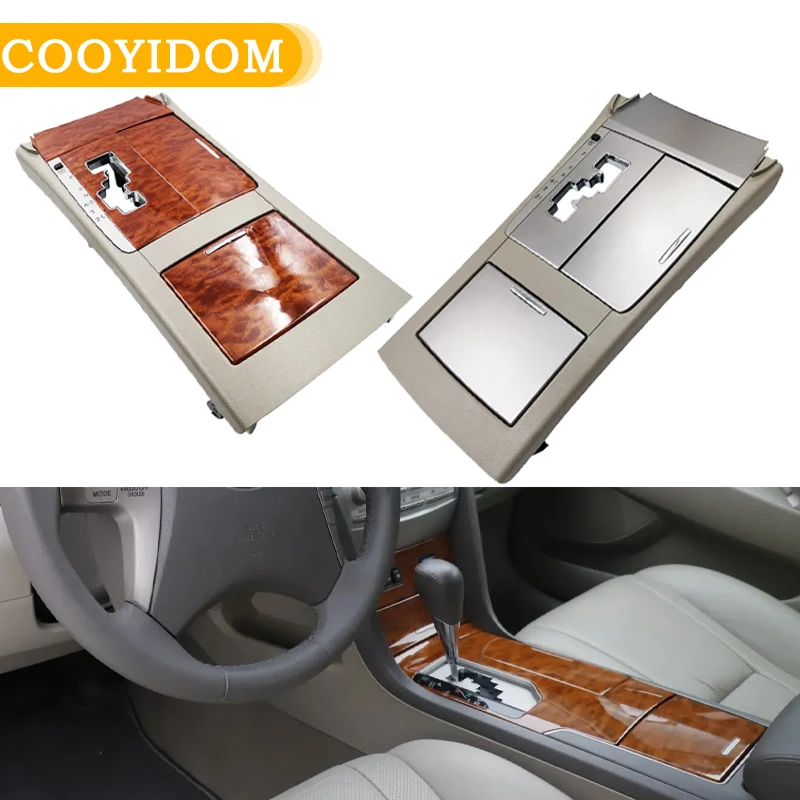 

Center Console Shifter Bezel Trim For Toyota Camry 2007 2008 2009 2010 2011 Automatic Gear Shift Panel Frame Assembly Cup Holder