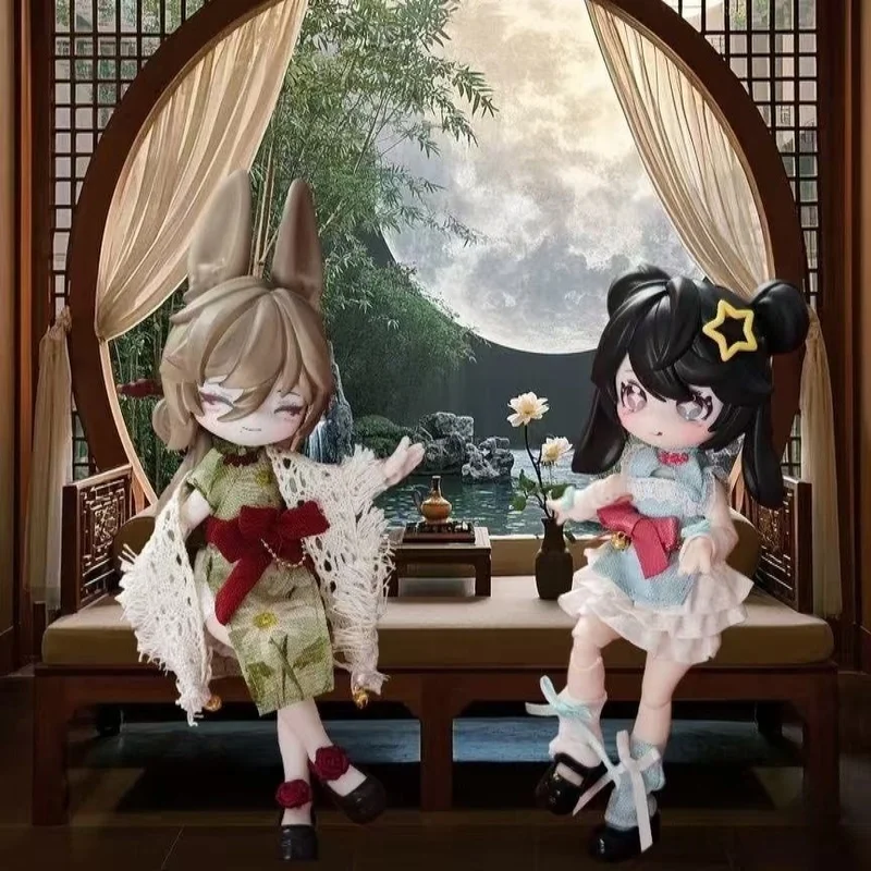 

Лидер продаж, неэстованная кукла, прыгающая Луна, время, кролик, сокровище, 12 точек, Bjd, подвижная кукла, орнамент, слепая коробка, подарок ручной работы