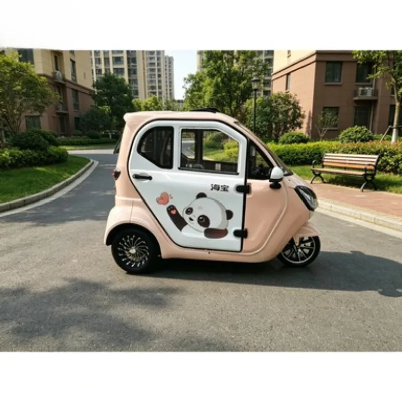 Manufacturer's Leisure Electric Motorized Three-Wheeled Motorcycle Cargo Water-Cooled Engine Open Body 3C Certified Tricycle Tuk