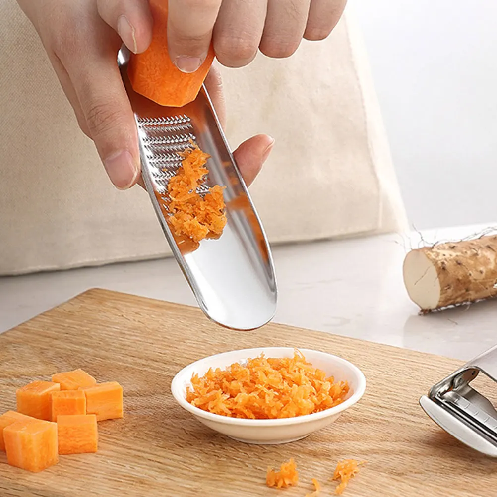 

Stainless Steel Ginger Grinder Garlic Mincer Wear Resistant Grater Kitchen Gadget Easy Clean Portable Reusable Fruit Tool