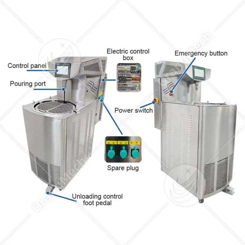 Mini Small Chocolate Melting Production 8kg 15kg 30kg 60kg Chocolate Making Tempering Machine for Sale