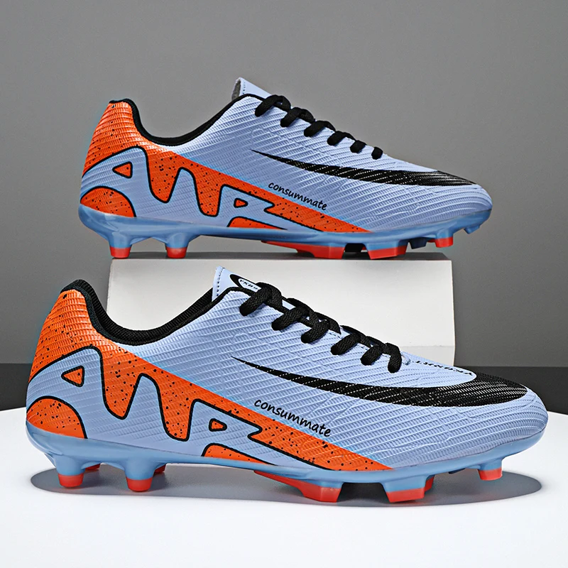 Professional Society Football Boot for Men TF/FG 2025 New Turf Training Five-a-side Soccer Shoes Low Top Football Shoes for Teen