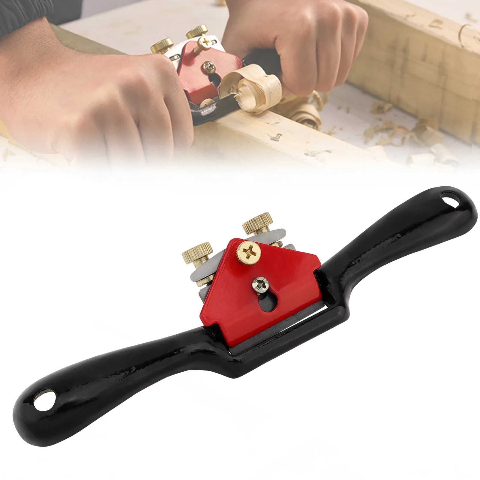 9 inch Adjustable Spokeshave Woodworking Plane Hand Planer for Wood Carpenter / Wood Carver, Adjustable Spokeshave