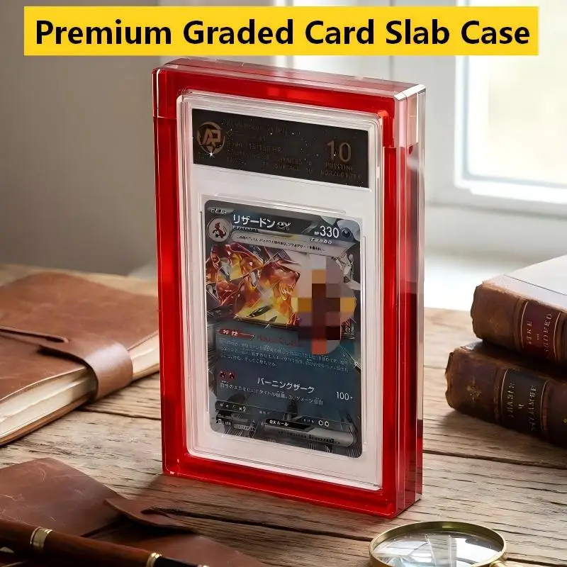 Image of Hochwertige Acryl-Sammelkarten-Schutzhülle Display-Case Kompatibel mit PSA BGS CGC TCG Karten