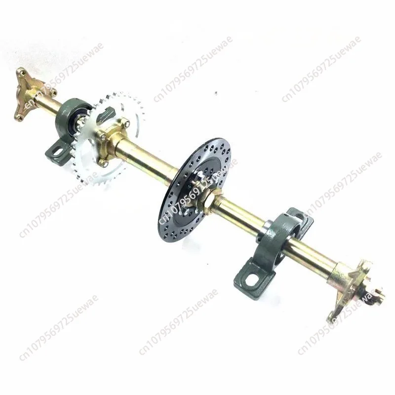 

Suitable for modifying GO-KART three-wheel four-wheel kart accessories rear axle rear axle 61-65-71 -74-80cm rear axle