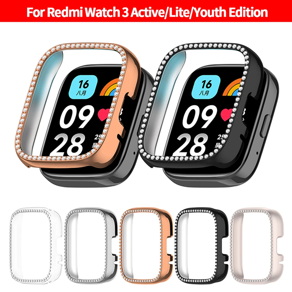 PC+Case For Redmi Watch 3 Active Case Replacement Case For Redmi Watch 3 Lite Cases Cover