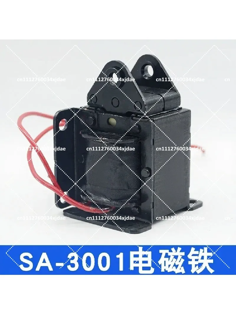 AC Traction Solenoid Electromagnet 29.4N 3KG Pull Force 20mm Stroke 220V Coil