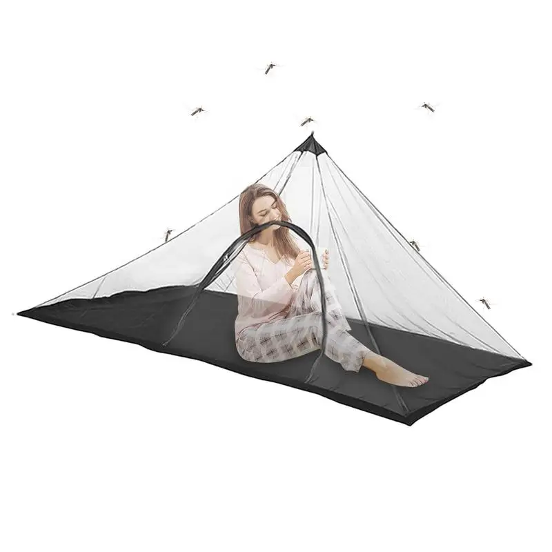 

Camping Mesh Net Outdoor Lightweight Mesh Net Portable Ultra-Light Finest Holes Camping Net With Zipper For Patio Travel All