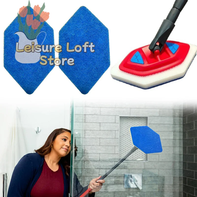 2 wiederverwendbare Wischmopp-Ersatzpads, Mikrofaserpads für Nass- oder Trockenwischen, leicht zu waschen und langlebig, spart Geld bei Einwegpads