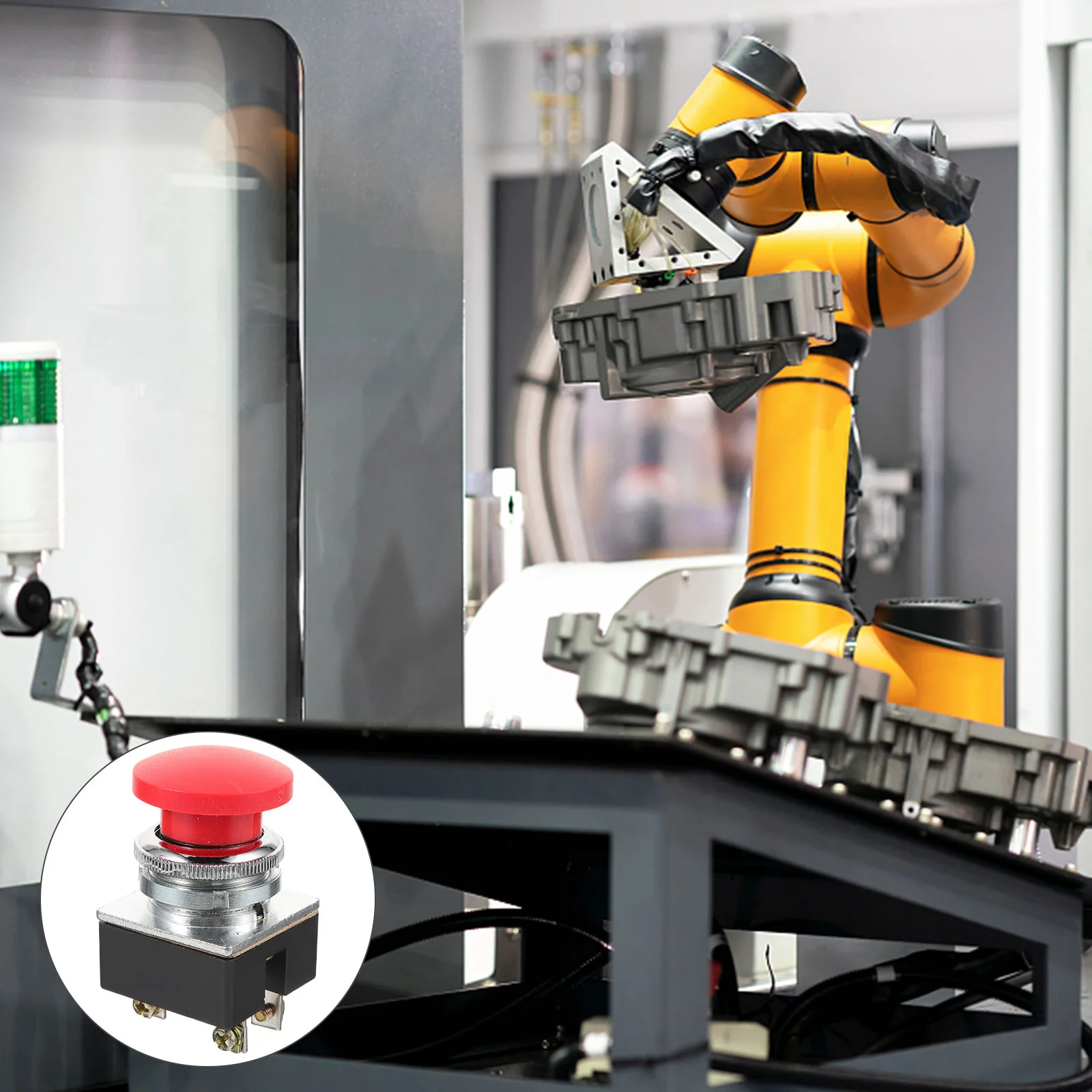 Push Button 30mm Auto Reset Momentary Push Button Control Button