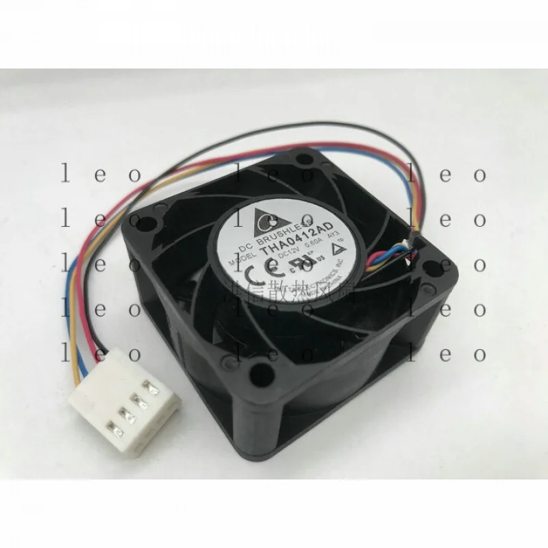 DD  1 PCS Delta  Fan   THA0412AD  DC 12V 0.60A  4020 4CM 4  PIN cooling fan