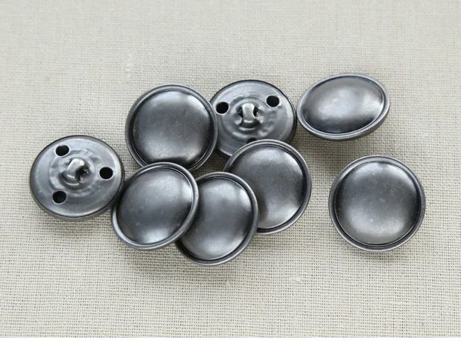 10pcs/lot Size:15-25mm Mushroom Metal Buttons for Garment Vintage Bronze Color / Gun Black Button DIY Garment (ss-7379)