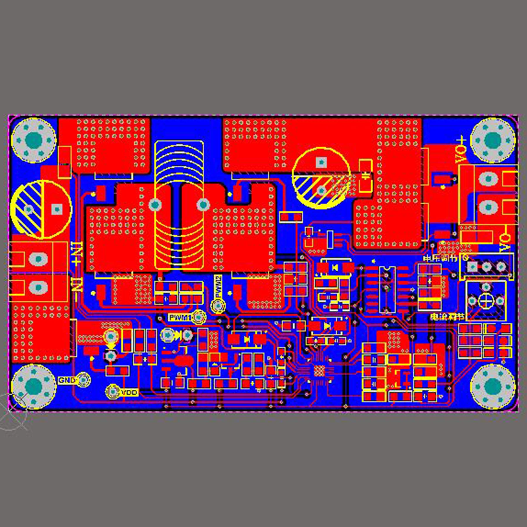 SC8701 four switch BUCKBOOST automatic voltage regulation module high-power constant voltage constant current battery charging