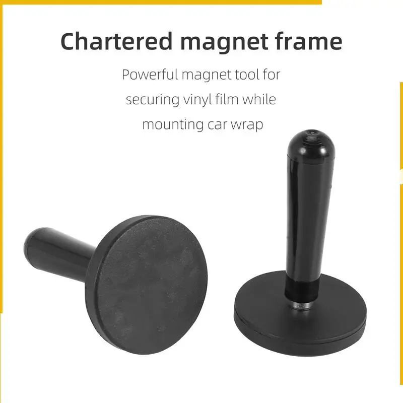 A92p 8 pçs envoltório de carro preto pinça ímã titular para sinal vinil, embrulho de carro & artesanato sinal fazendo ferramentas de vinil ímãs