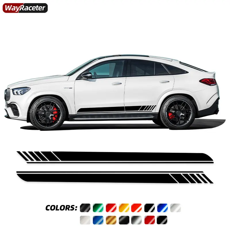 Edition One Style Door Side Stripes Sticker For Mercedes Benz W167 V167 C167 GLE Coupe 4Matic GLE63 GLE53 GLE350 AMG 2021 2022