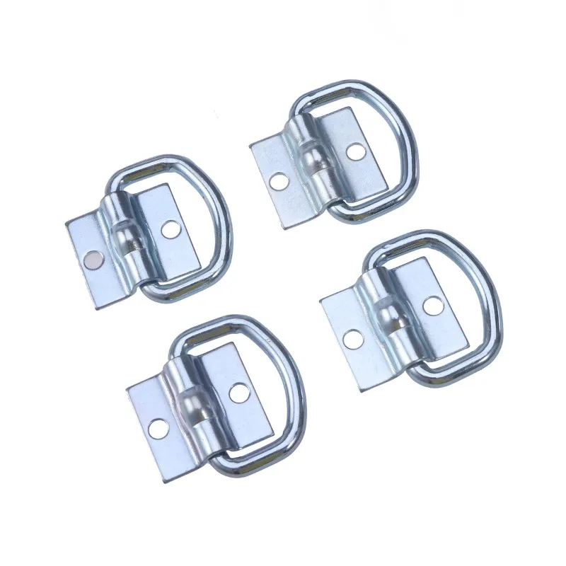 Durable 4pcs Tie Down D Ring Load Anchor Trailer Anchor Forged Lashing Ring with 9600 Pound Capacity