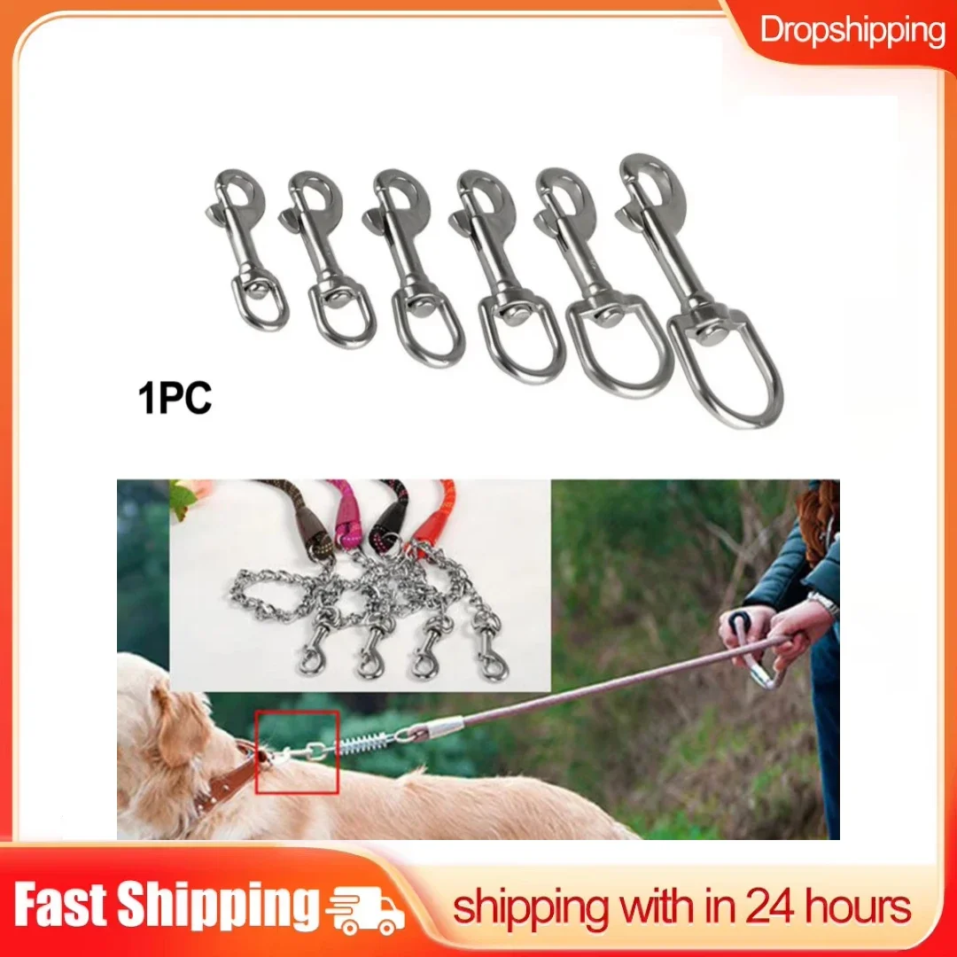 Seawater-Proof 360° Rotating Eye Bolt Hook Stainless Steel Fastener For SCUBA Pets Marine-Grade Swivel Carabiner Diving Gear