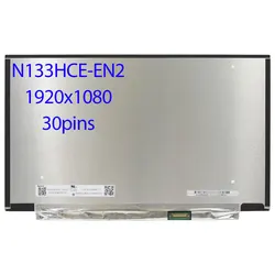 13.3'' LCD Screen Display IPS 100%RGB N133HCE-EN2 N133HCE-EN2 Rev.C2 edp 30 pins For Lenovo ideapad S340-13IML
