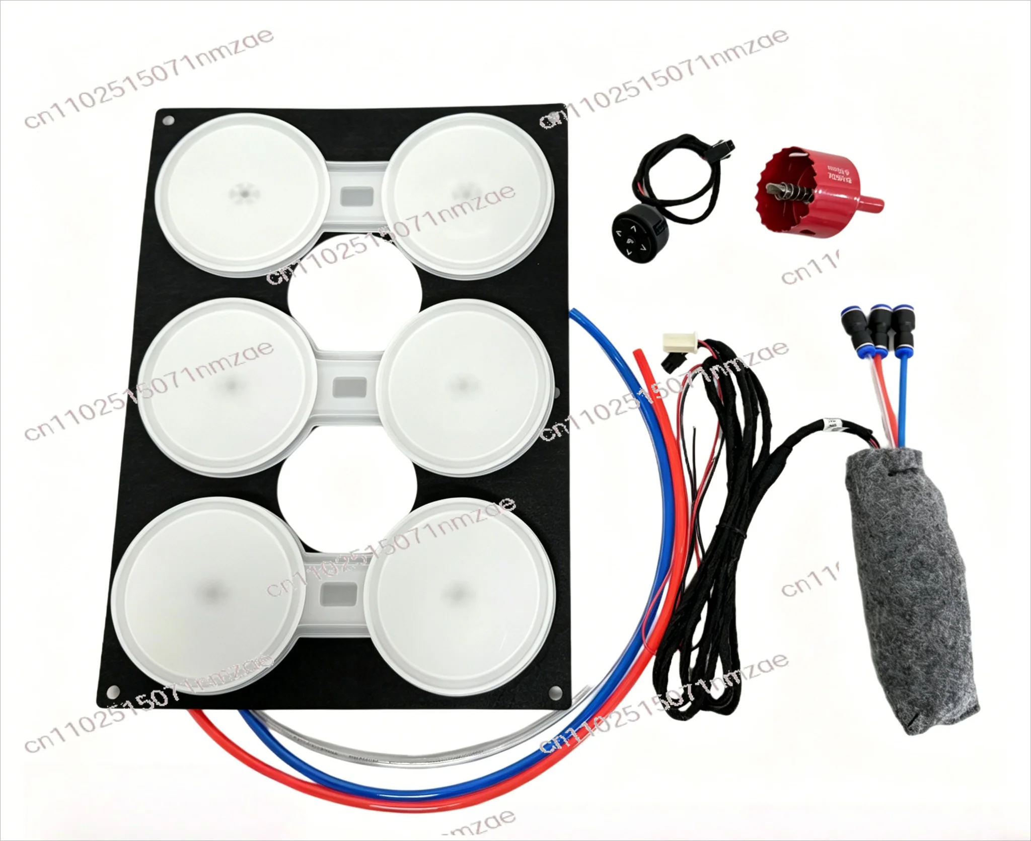 Built-in Lumbar Support Lumbar Support Car Seat Massage Upgrade Kit 6 Points Pneumatic Massage Seat Accessories