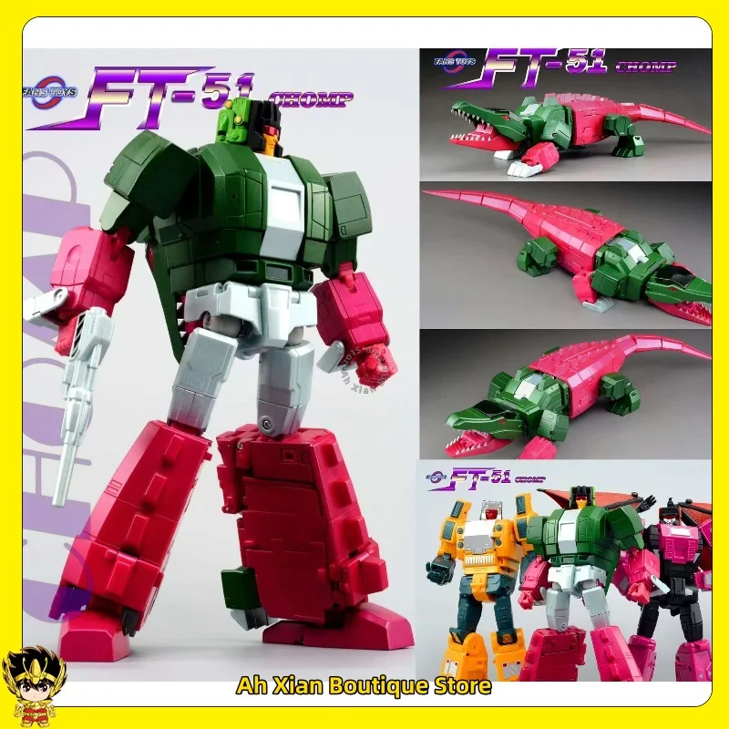 

FansToys Transformation FT-51 FT51 Chomp The Headmasters Skullcruncher G1 MP Action Figure Robot Toy Model Deformed Gift